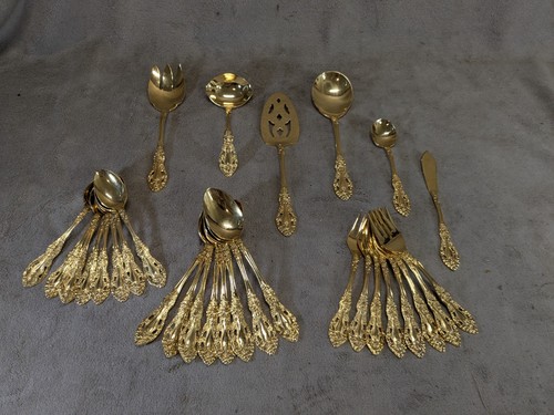 30-teiliges Set Golden Lifetime Besteck bauchig Rosegold Besteck Trennbesteck - Bild 1 von 24