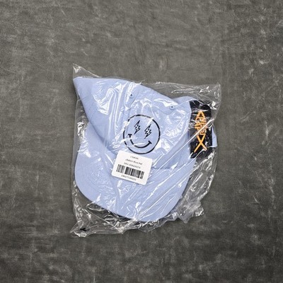 J Balvin Hat Cap Snap Back Strap Back Lightning Smiley Face Embroidered Mens