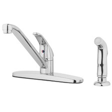 Kitchen Faucet with Side Spray Polished Chrome Aqua Vista 22-K81WS-CH-AV