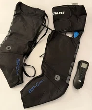 Re Athlete Air-C Leg Massager Black/Blue Air Compression Therapy