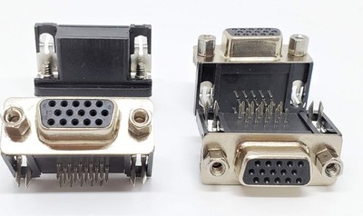 PC Accessories - Connectors Pro D-Sub High Density DBHD15 Female Right Angle... 