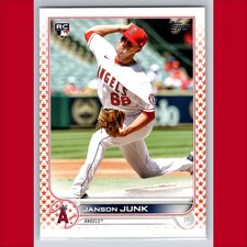 Janson Junk Orange Star Rookie Card RC /99 Complete Set Parallel 2022 Topps #594. rookie card picture