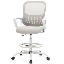 DUMOS Drafting Chair Ergonomic Tall Office for Standing Desk, Counter with H...
