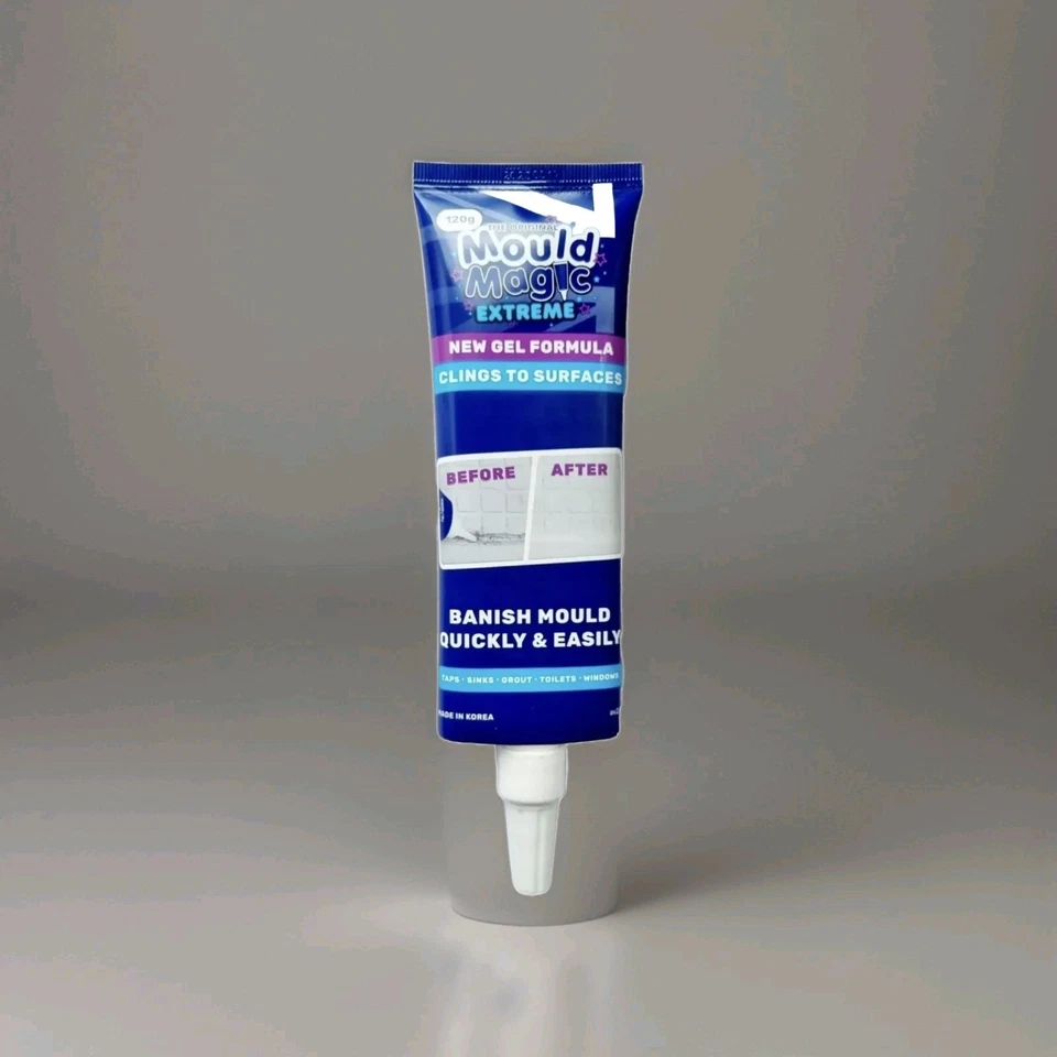 GENUINE MOULD MAGIC EXTREME GEL FORMULA 120G TUBE Eco TAPS SINKS GROUT WINDOWS