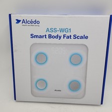NEW Alcedo Smart Body Fat Scale, Digital Scale with BMI, Fat Percentage, Muscle