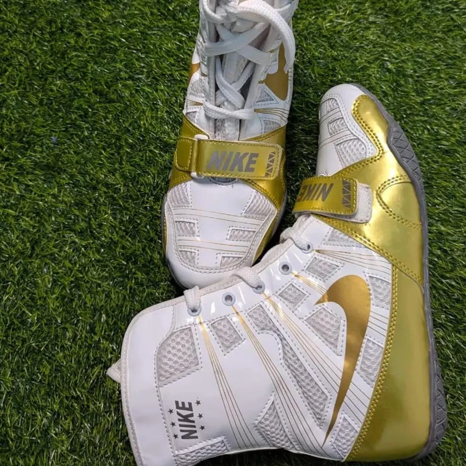 Exclusivos zapatos de boxeo personalizados Nike HyperKO (réplica) (TOTALMENTE PERSONALIZADOS) Foto 3 de 4