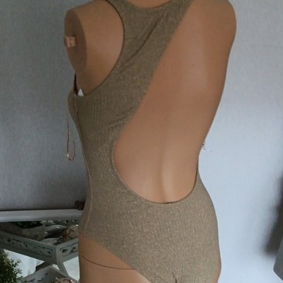 Passionata by Chantelle Body swim wear gold S Glitzer blickdicht NP 69,95 
