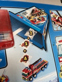 NEW LEGO CITY 7213 OFF-ROAD FIRE TRUCK & FIREBOAT 388 PCS #MO16214