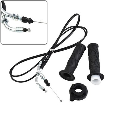 Cable Hand Grip Black Kit Moped Throttle Line Accessories For Gy6 50cc 150cc 