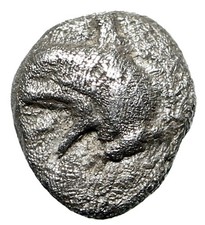 MYTHOLOGICAL GRIFFIN Silver Greek Coin w COA Head of Gryphon CERTIFIED GENUINE