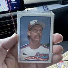 Topps 1989 Baseball Randy Johnson #647 Montreal Expos Rookie Card