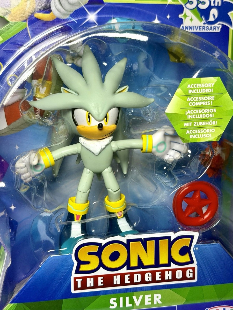 2026 JAKKS Sonic the Hedgehog 35th Anniversary - SILVER THE