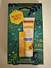 Burt's Bees Hive Favorites Lip Balm and Body Lotion Gift Set Brand New Sealed
