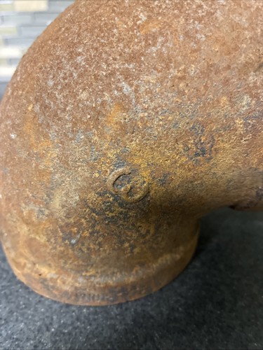 3" Steel Double Female NPT 90° Elbow Cast Pipe Fitting 3 in. Plumbing Connection - Picture 8 of 13