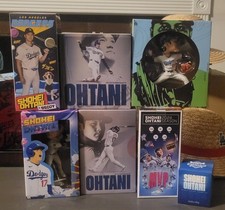 Set of 7 Shohei Ohtani Bobblehead & Ring Set Los Angeles Dodgers SGA – New