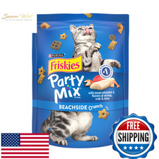 Purina Friskies Party Mix Beachside Crunch Cat Treats 30 oz Pouch