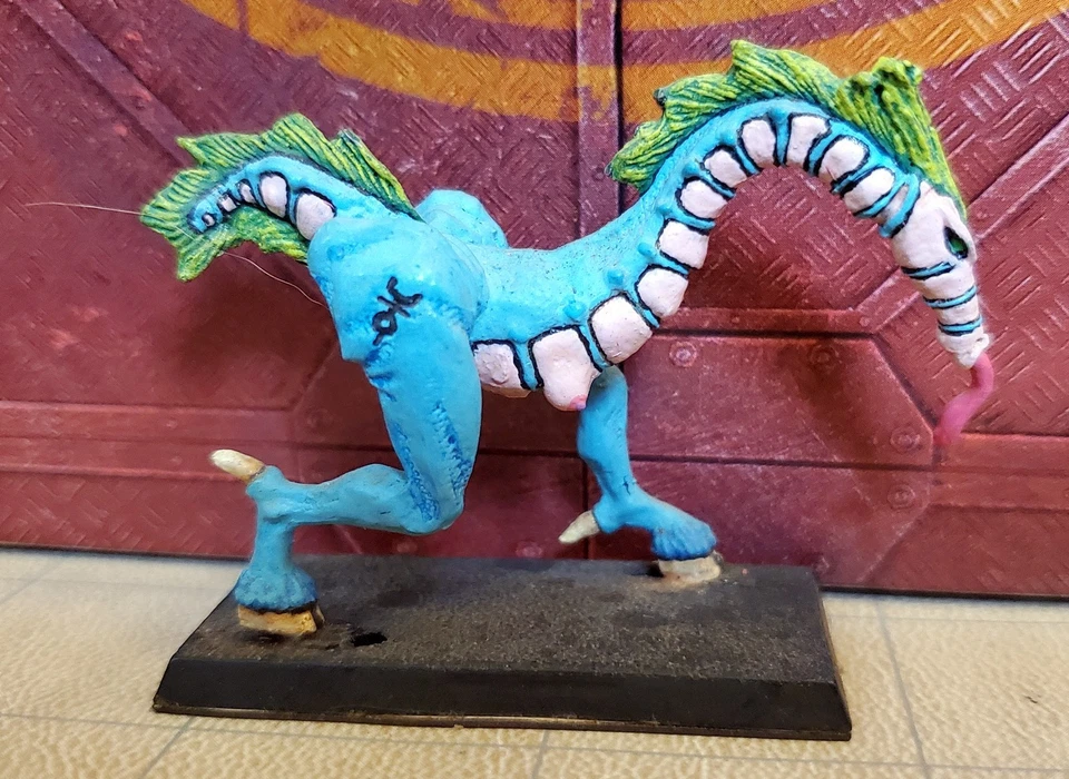 Warhammer 40k Chaos Renegade Rider 1 on Steed of Slaanesh Rogue Trader Metal - Image 3 of 4