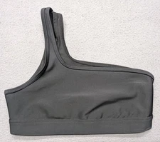 Alo Yoga Women's Airlift Excite Sports Bra One Shoulder Size Small Black