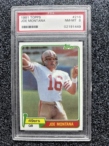 1981 Topps - Joe Montana #216 (RC)