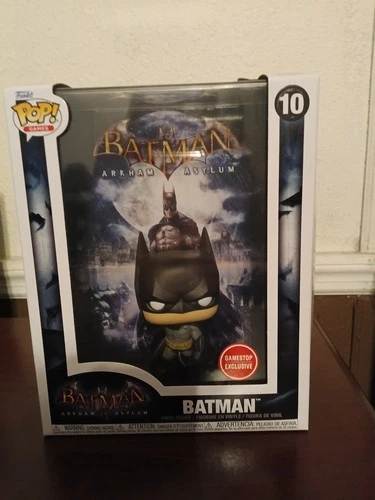 Funko Pop Games: Batman Arkham Asylum Cover #10 Action Figure GameStop Exclusive
