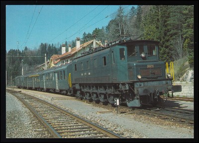 AK Elektro-Schnellzuglokomotive Ae 4/7 Nr. 10979 SSt FFM hist. Bahnpost 24.9.05