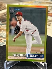 2021 Bowman Heritage - MATTHEW LIBERATORE #239 Yellow /75