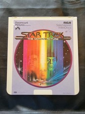 STAR TREK MOTION PIC VINTAGE CED SELECTAVISION MOVIE LASER DISC VHS CULT CLASSIC