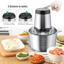 300W Electric Food Chopper Electric Stainless Steel Processor Meat Grinder Mixer