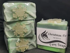 Christmas Fir Glow in the Dark Grass-fed Tallow Homemade Artisan Soap