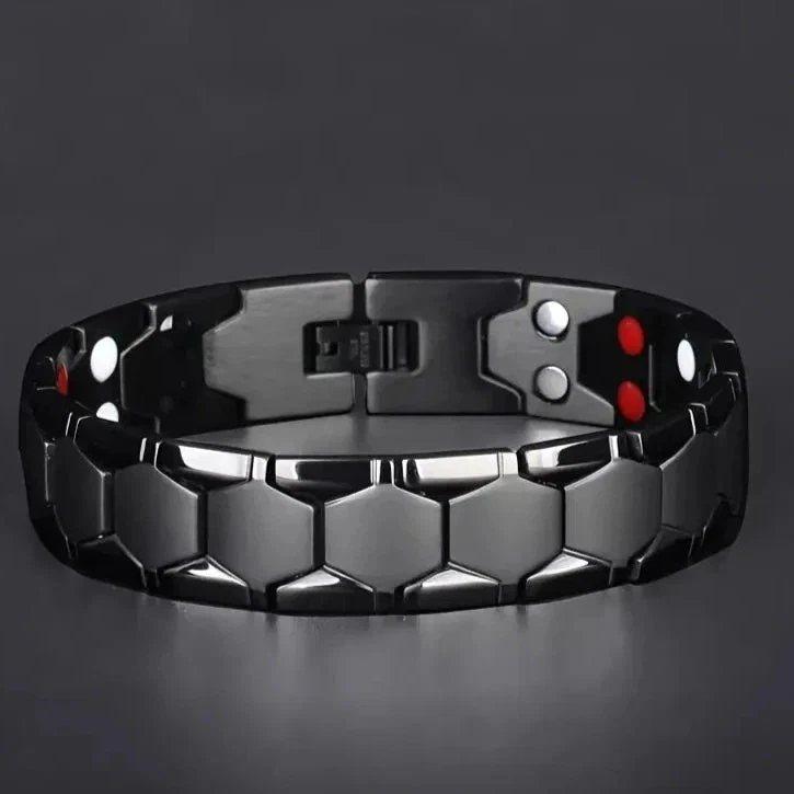 Pulsera magnética de titanio para hombre 4 en 1 Energy Foto 2 de 4