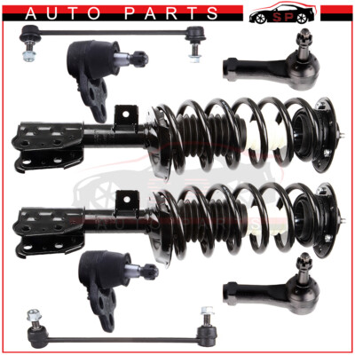 For Chevrolet Equinox / Saturn Vue Front Struts & Sway Bars &Outer Tie Rods Kit