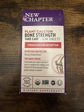 New Chapter Bone Strength Take Care Tablets - 180 Count- EXP 2027