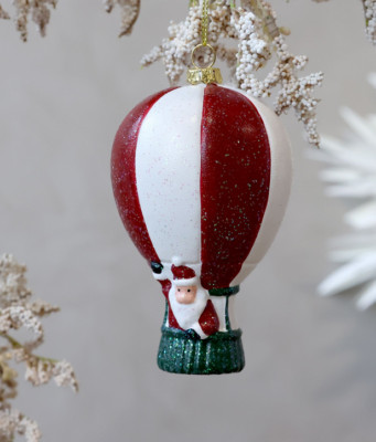 Chic Antique Vintage Luftballon zum Aufhängen Baumschmuck H12 antique cherry