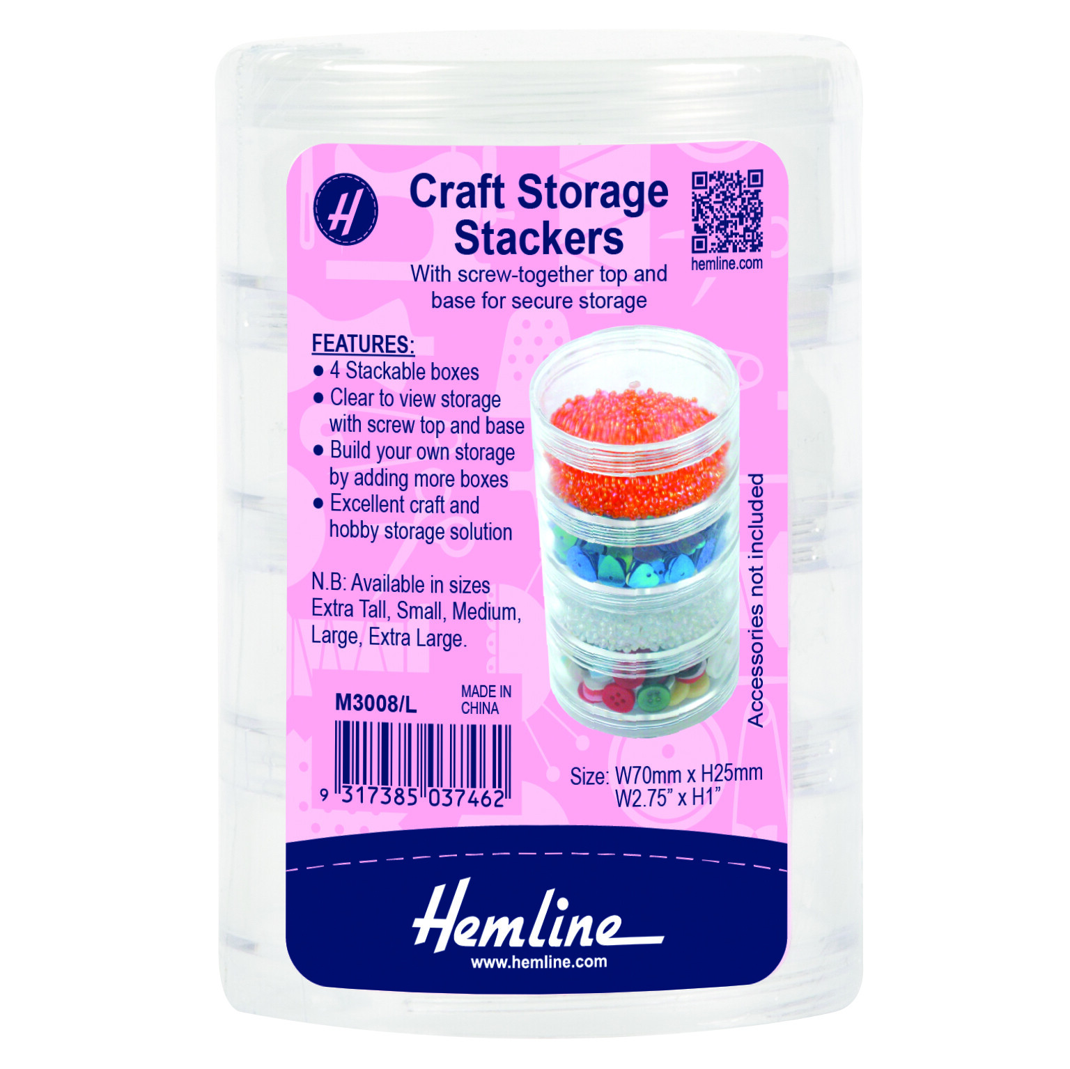 B&Q -  Hl Storage StackersCraft Storage Stackers: LargeHemline - Image 2