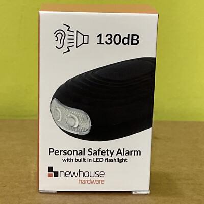 Personal Safety Alarm Keychain With 130dB Alarm & LED Light. New.