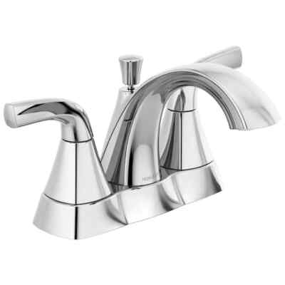 Peerless Parkwood Chrome 2-Handle 4-in Centerset WaterSense Bathroom Sink Faucet