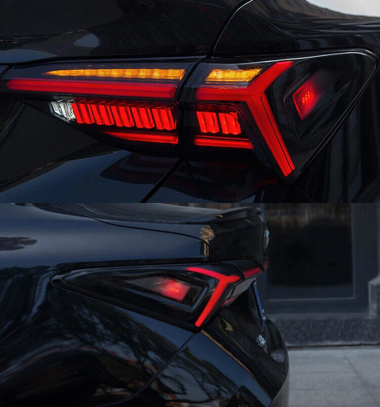 Smoke LED Tail Lights Trunk Lamp Set For Toyota Avalon 2019-2023 Rear Lamps Foto 4 de 4