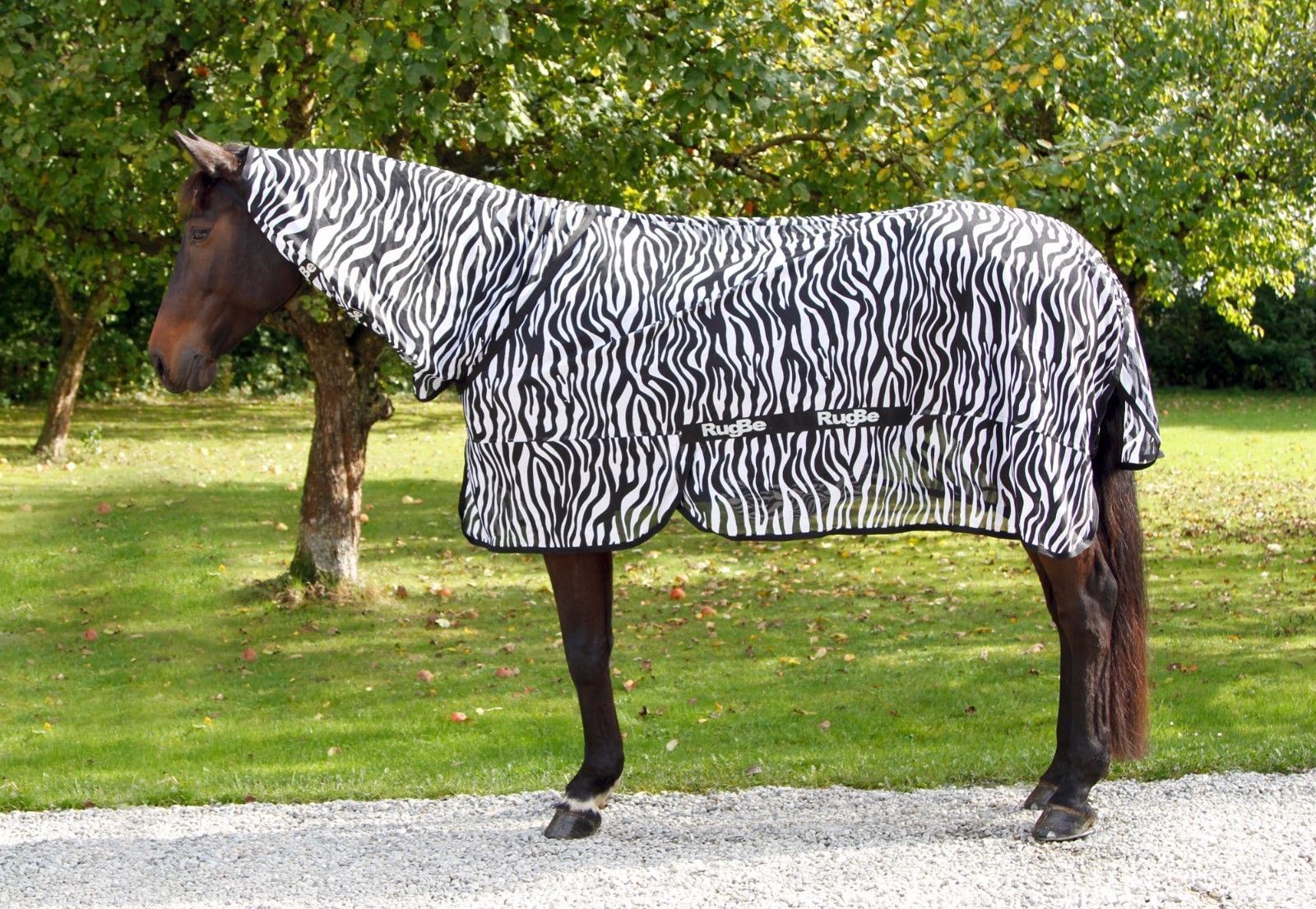 Kerbl Fly Sheet Eczema Blanket RugBe ZEBRA Horse Blanket With Neck Piece