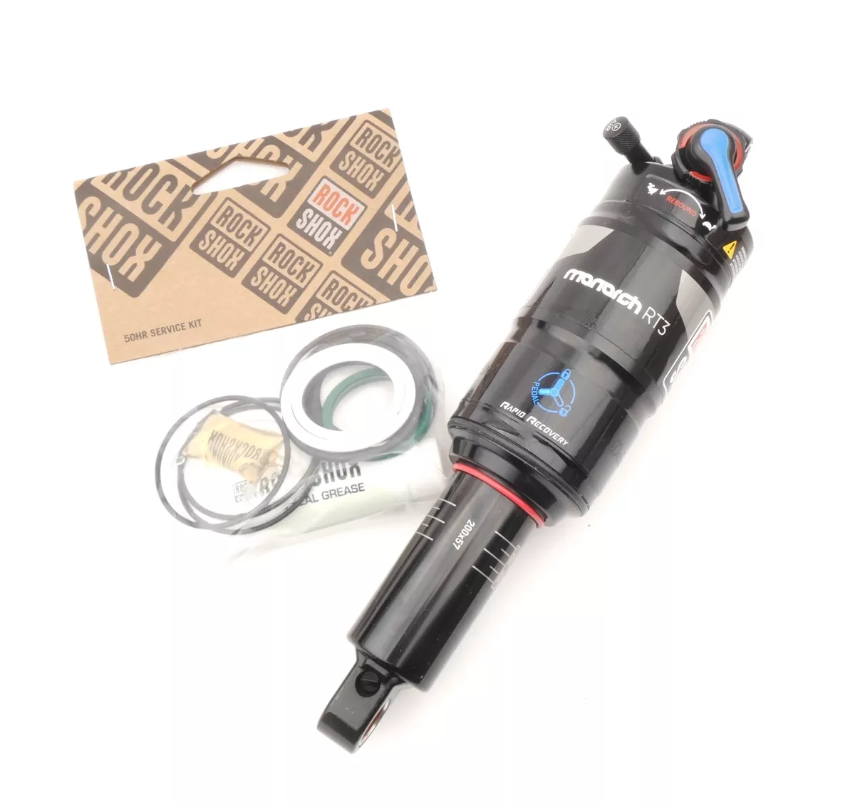 RockShox Monarch RT3 Damper 3-Position Debonair 7 7/8x2 1/4in Black Rl Rt - New