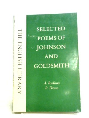 Ausgewählte Gedichte von Samuel (Samuel Johnson und Oliver Goldsmith - 1965) (ID: 04927)