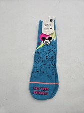 STANCE Girls M Youth Kids 11-1 Mickey Mouse True Originals Crew Socks