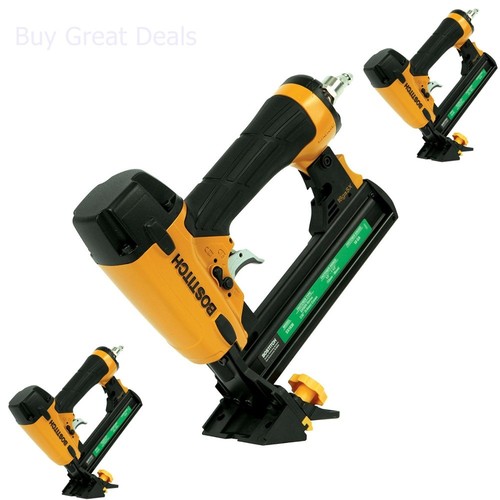 Bostitch Engineered Hardwood Flooring Stapler, 18 Gauge Air Powered Nail Gun New - Picture 1 of 3