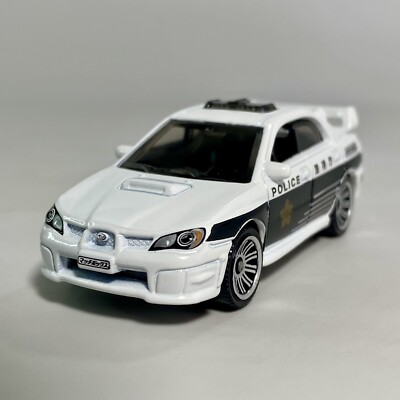 2024 Matchbox Subaru Impreza Police Black & White 1:64 Diecast