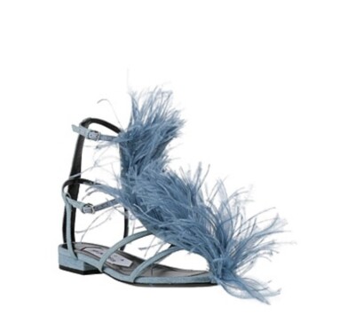 Area X Sergio Rossi Amazon Scarpe Donna Jeans Piume Sandals