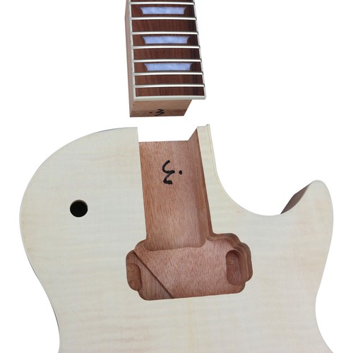 1Set DIY Electric Guitar Kits Guitar Body Guitar Neck 22 Fret Rosewood Fretboard - Picture 6 of 11