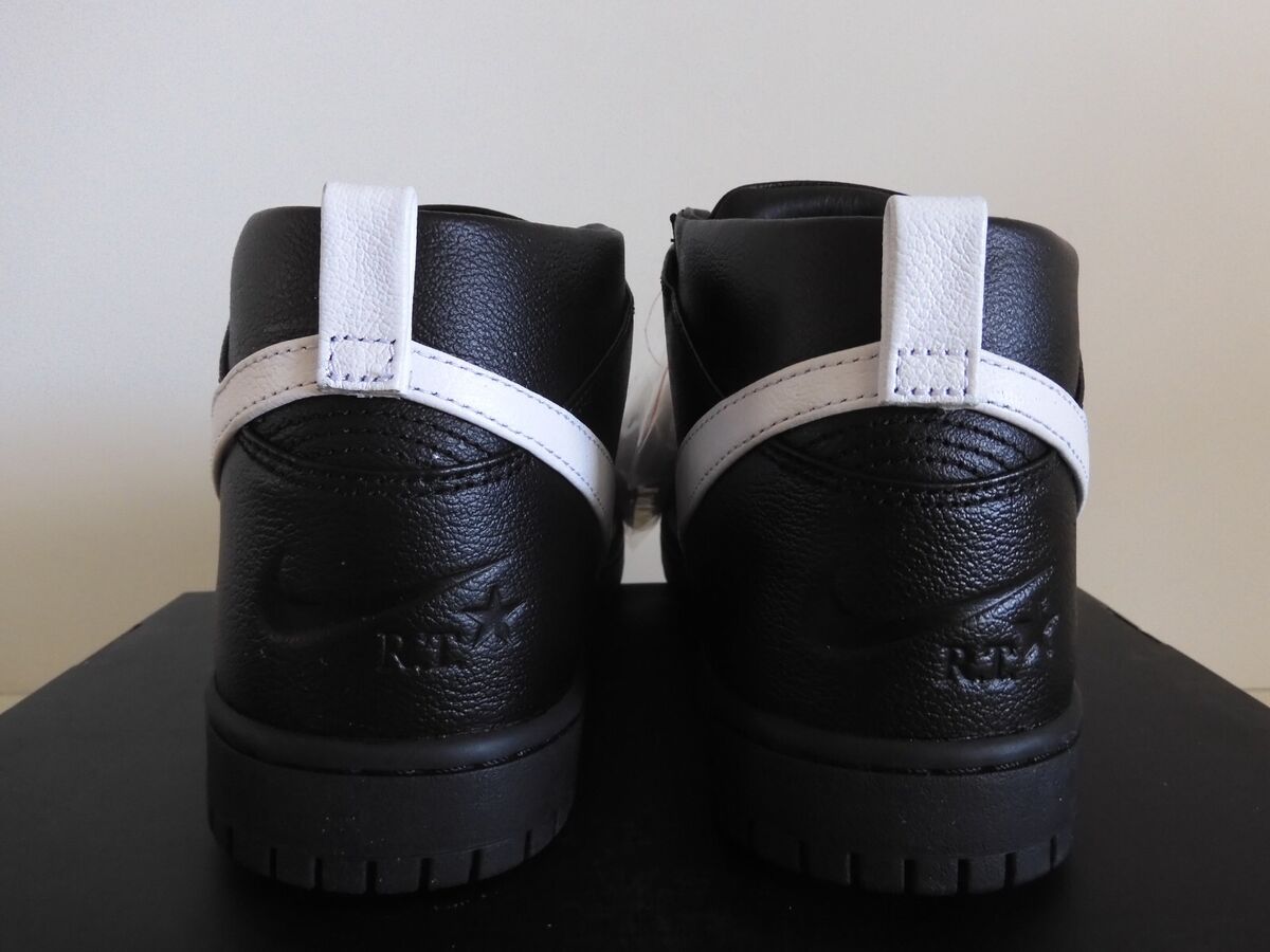 NIKE DUNK LUX CHUKKA / RT RICCARDO TISCI BLACK-WHITE SZ 8 NIKE DUNK LUX CHUKKA / RT RICCARDO TISCI BLACK-WHITE SZ 8
