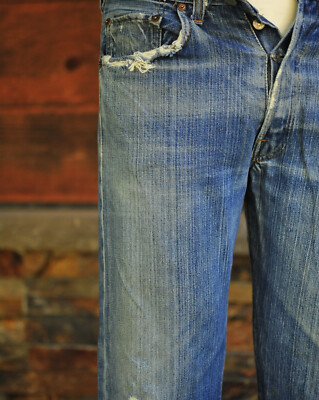 Vintage Levi's 501 Redline Jeans Selvedge 70s 80s Denim 32x29