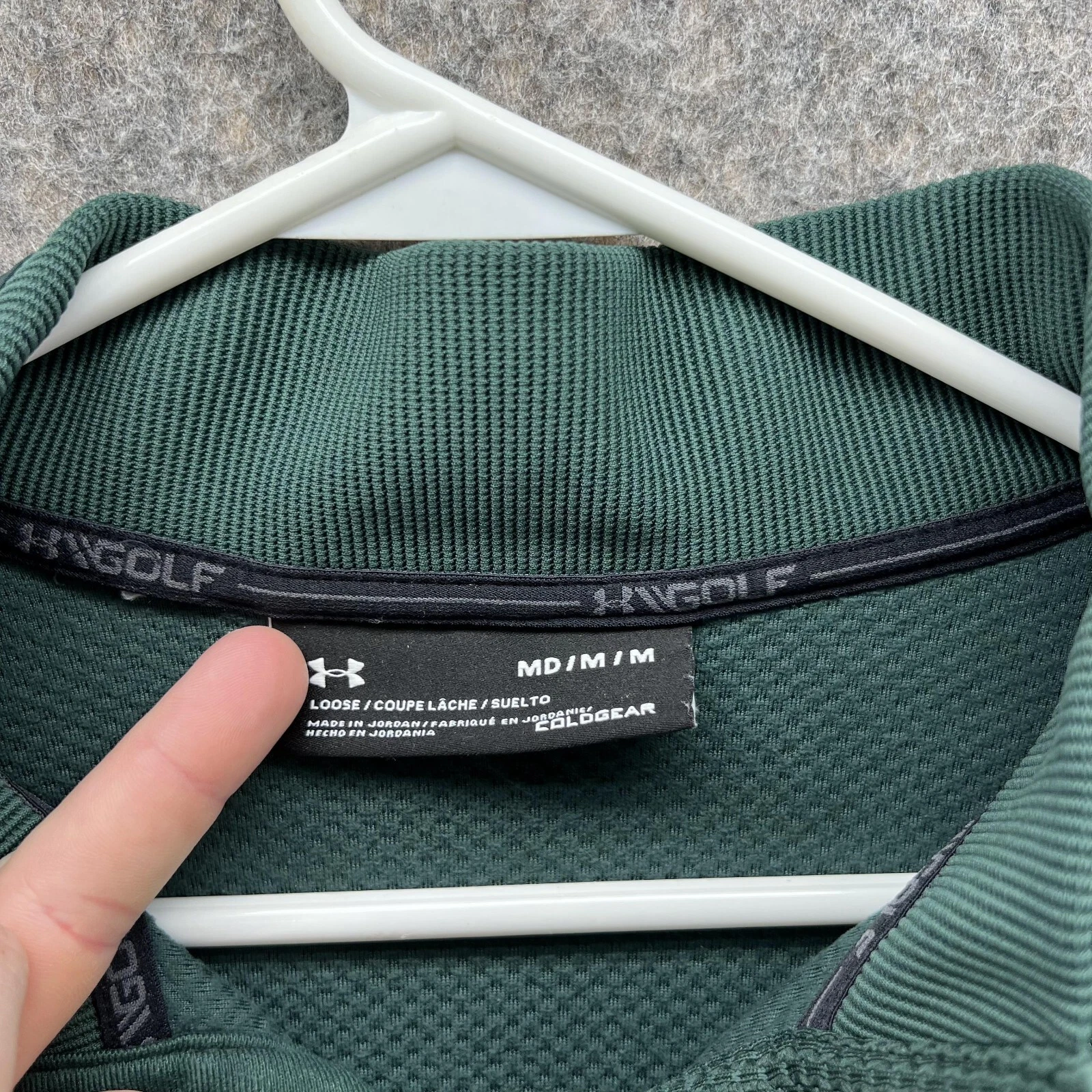 VETEMENTS Felpa Under Armour Uomo Pullover Medio Verde Outdoor UA Scatto