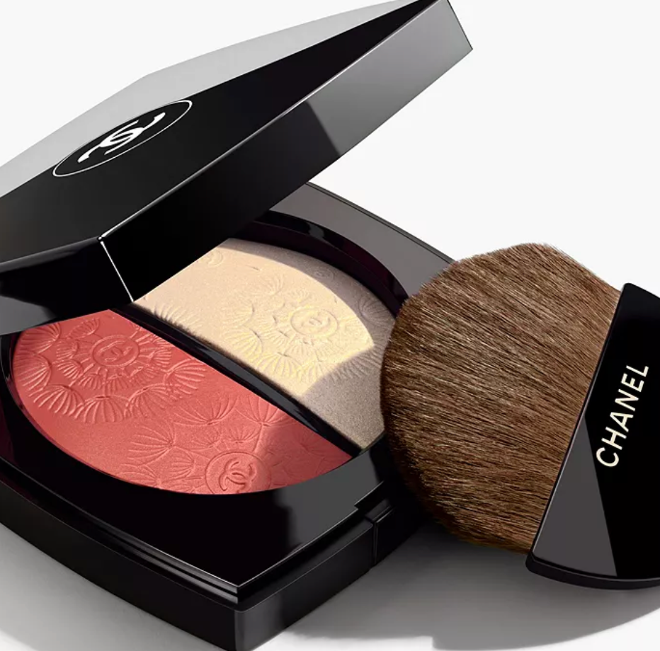 CHANEL JARDIN IMAGINAIRE デュオチーク Chanel JARDIN IMAGINAIRE Blush and highlighter duo GOLD and PEACH