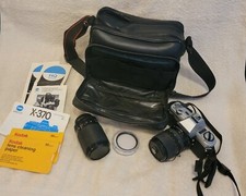 Minolta X-370 Film Camera With Case